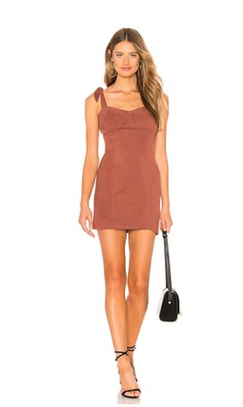 Free People Something Bout You Slip Dress Terracotta Large
